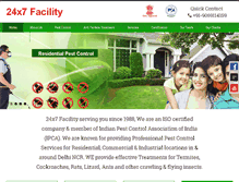 Tablet Screenshot of 24x7facility.com